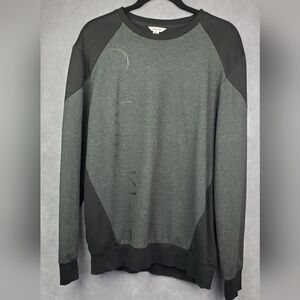 Calvin Klein Grey and Black Pullover Sweatshirt Size‎ M